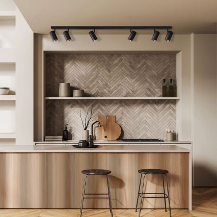 Spot NICEA 6xGU10/10W/230V zwart