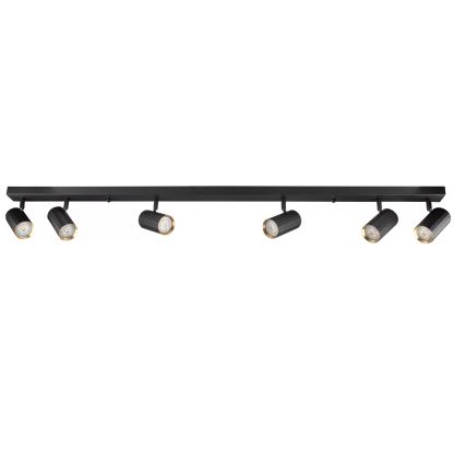 Spot NICEA 6xGU10/10W/230V zwart