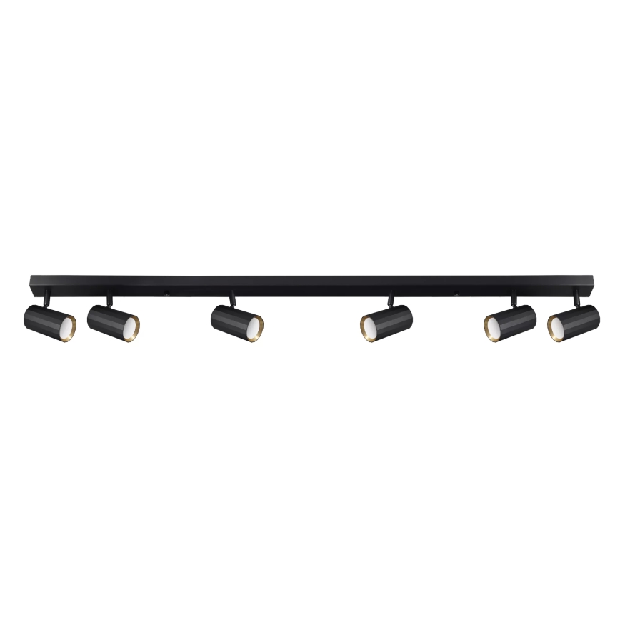 Spot NICEA 6xGU10/10W/230V zwart