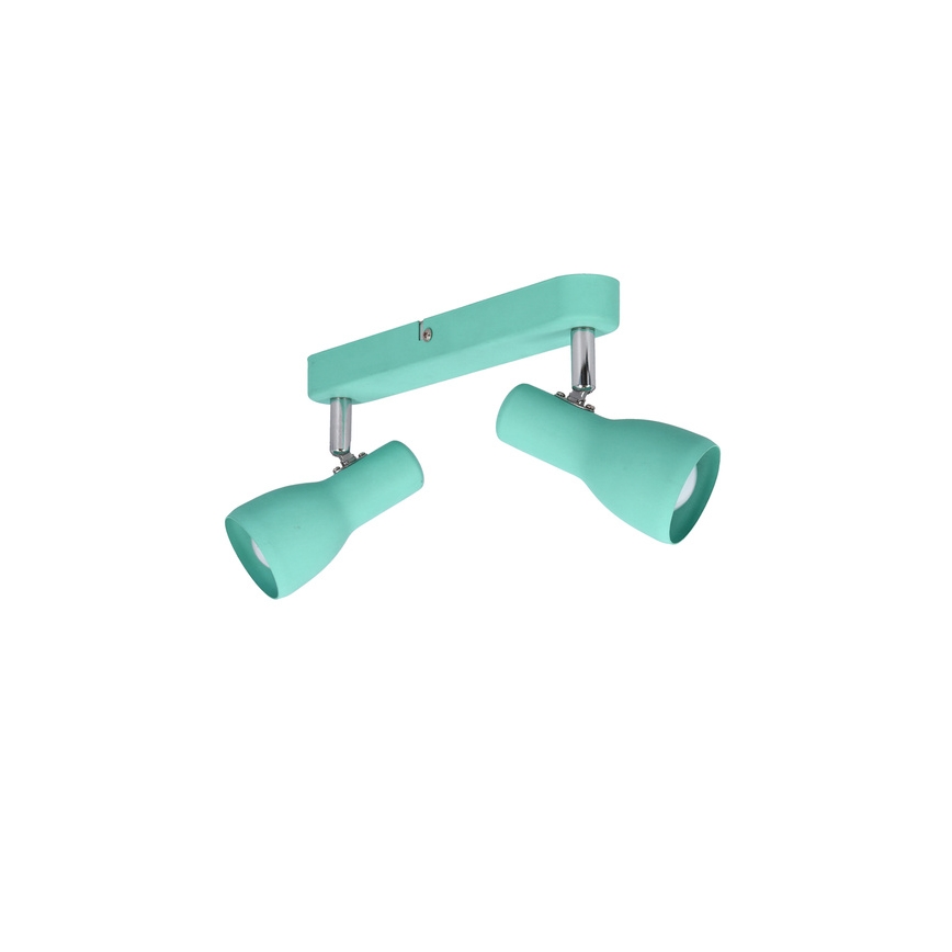 Spot  PICARDO 2xE14/40W/230V turquoise