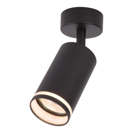 Spot PIPE 1xGU10/10W/230V zwart