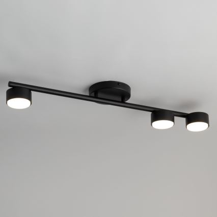 Spot PUNTO 3xGX53/12W/230V zwart