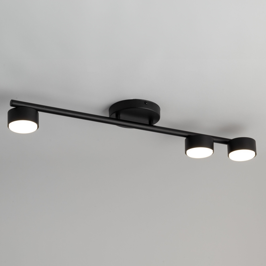 Spot PUNTO 3xGX53/12W/230V zwart
