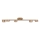 Spot PUNTO 5xGX53/12W/230V goud