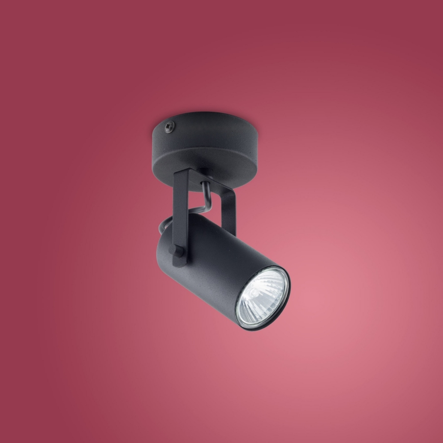 Spot REDO 1xGU10/10W/230V zwart