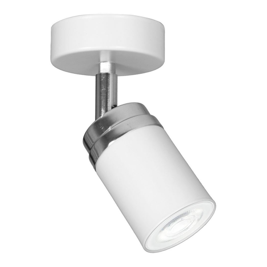 Spot RENO 1xGU10/8W/230V wit/glanzend chroom
