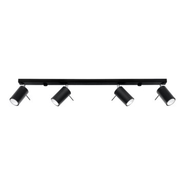 Spot RING 4L 4xGU10/40W/230V zwart