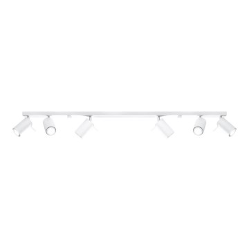 Spot RING 6L 6xGU10/10W/230V wit