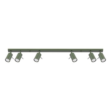 Spot RING 6xGU10/10W/230V groen