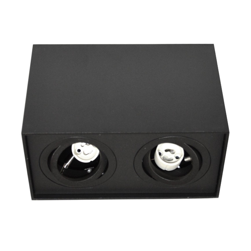 Spot SIROCO 2xGU10/30W/230V zwart