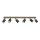 Spot TULON 6xGU10/8W/230V zwart/eiken