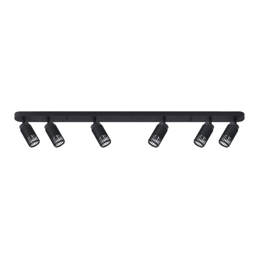 Spot VERTICAL 6xGU10/8W/230V zwart