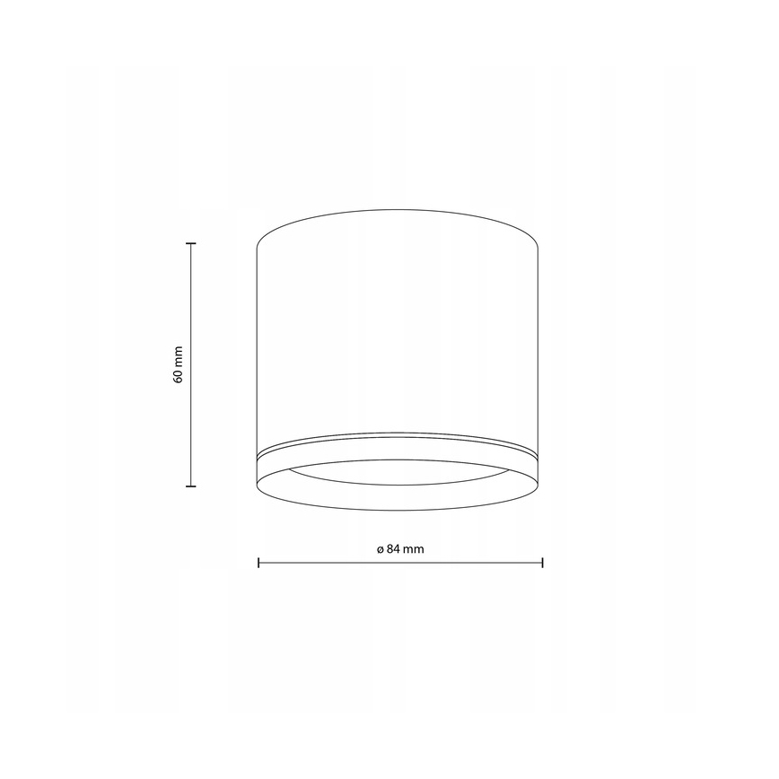 Spot VIVO 1xGX53/10W/230V 10 cm wit