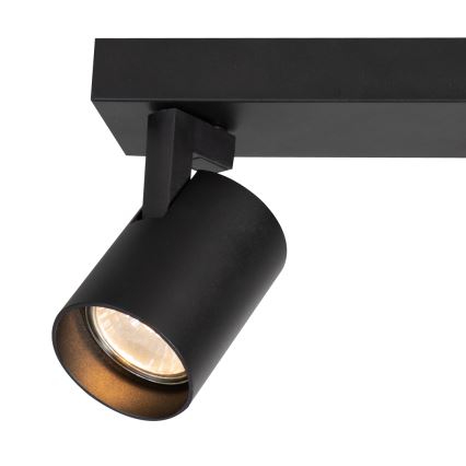 Spot VOLF 2xGU10/10W/230V zwart