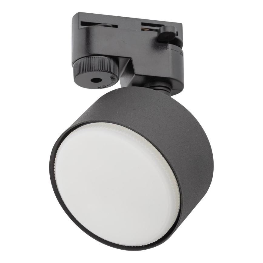 Spot voor 1-fase railsysteem AVIA 1xGX53/15W/230V zwart