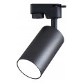 Spot voor 1-fase railsysteem, geschikt voor 1x GU10 (10W/230V), zwart
