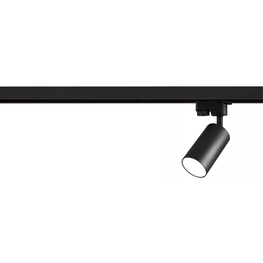 Spot voor 1-fase railsysteem, geschikt voor 1x GU10 (10W/230V), zwart