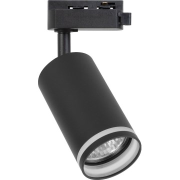 Spot voor 1-fase railsysteem PIPE 1xGU10/10W/230V zwart