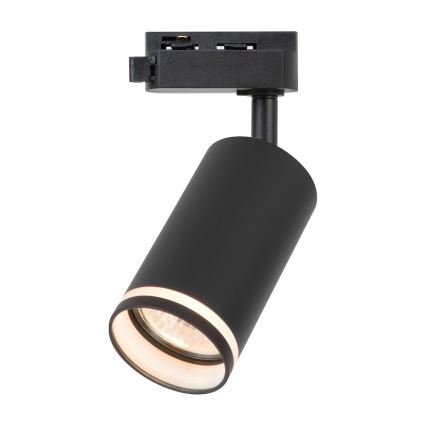 Spot voor 1-fase railsysteem PIPE 1xGU10/10W/230V zwart