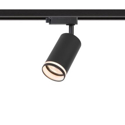 Spot voor 1-fase railsysteem PIPE 1xGU10/10W/230V zwart