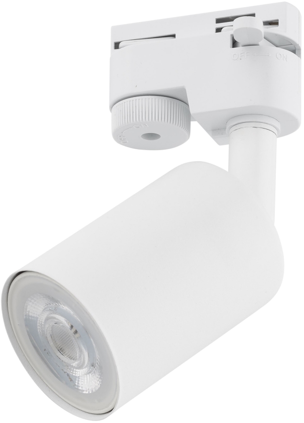 Spot voor 1-fase railsysteem TOP 1xGU10/10W/230V wit