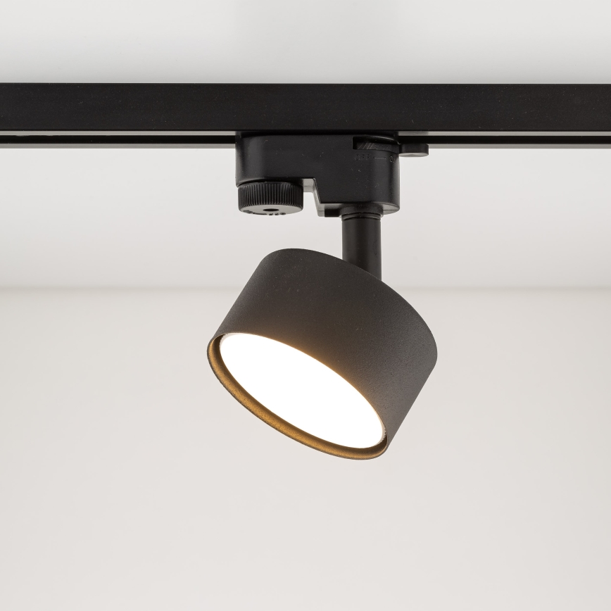 Spot voor 1-fase railsysteem AVIA 1xGX53/15W/230V zwart