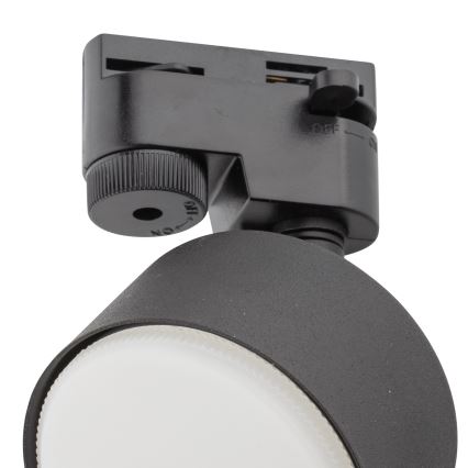 Spot voor 1-fase railsysteem AVIA 1xGX53/15W/230V zwart