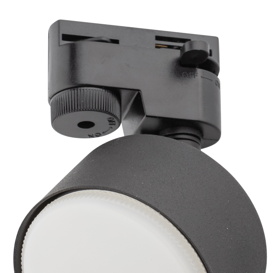 Spot voor 1-fase railsysteem AVIA 1xGX53/15W/230V zwart