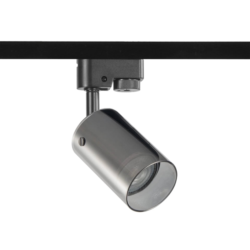 Spot voor een rail Systeem SMOKY 1xGU10/10W/230V zwart