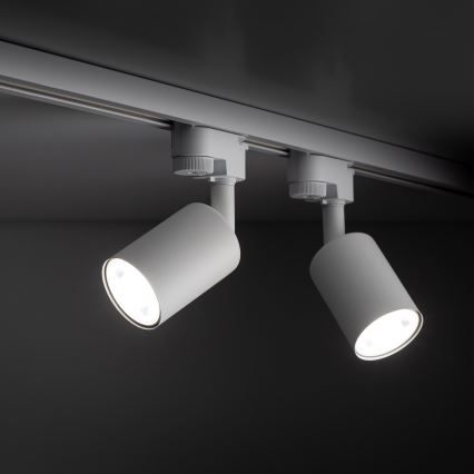 Spot voor 1-fase railsysteem TOP 1xGU10/10W/230V wit