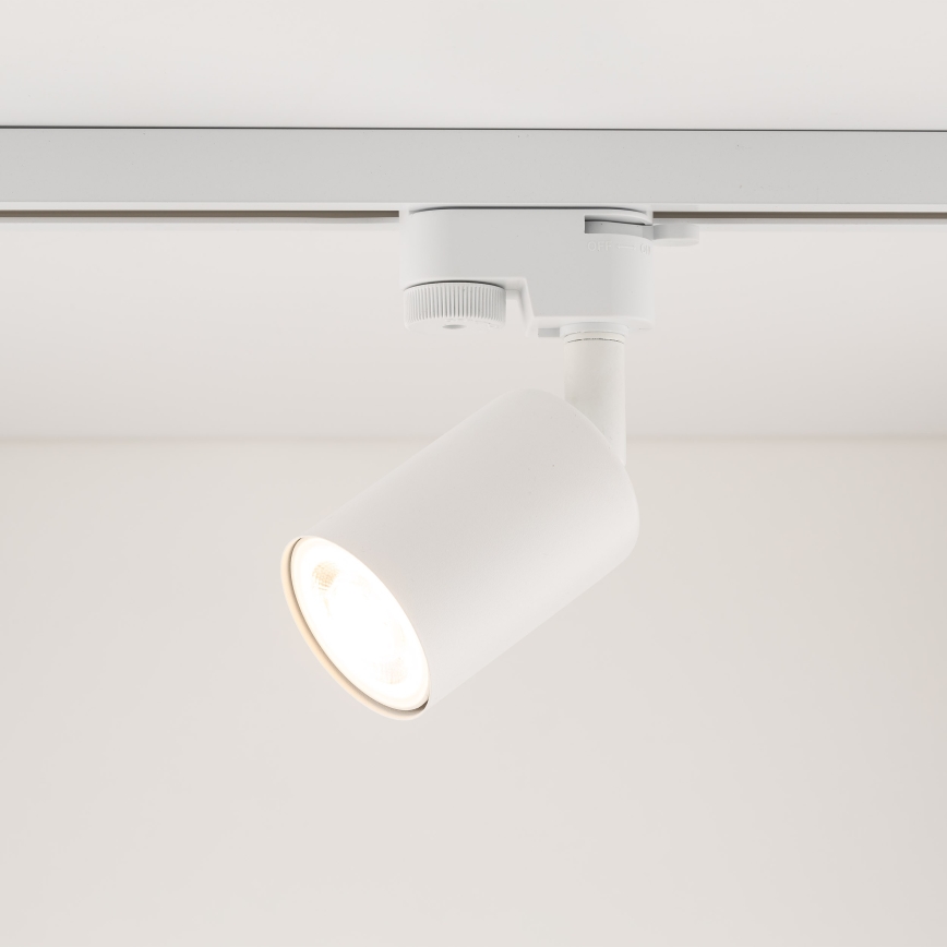 Spot voor 1-fase railsysteem TOP 1xGU10/10W/230V wit
