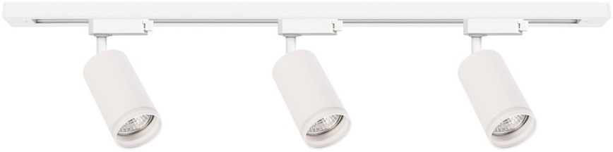 Spot voor het PIPE railsysteem, 3x GU10/10W/230V, wit