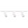 Spot voor het PIPE railsysteem, 3x GU10/10W/230V, wit