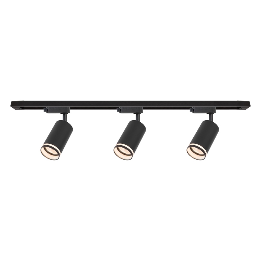 Spot voor railsysteem PIPE 3xGU10/10W/230V zwart