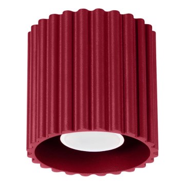 Spotarmatuur AURA 1xGU10/10W/230V 10 cm rood