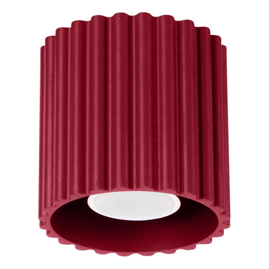 Spotarmatuur AURA 1xGU10/10W/230V 10 cm rood