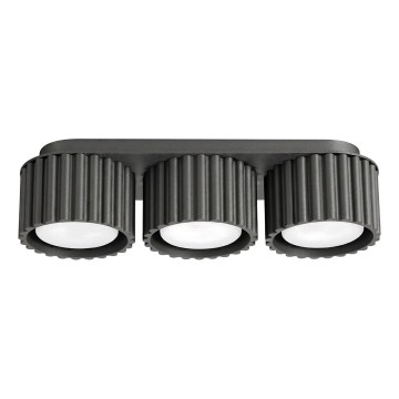 Spotarmatuur AURA 3xGX53/10W/230V zwart