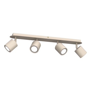 Spotarmatuur DEMIA 4xGU10/8W/230V beige