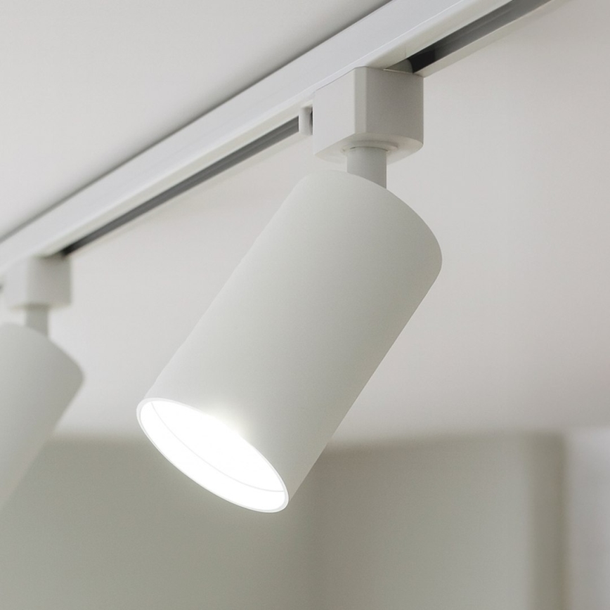 Spotarmatuur voor 1-fase railsysteem TIGER 1xGU10/10W/230V wit