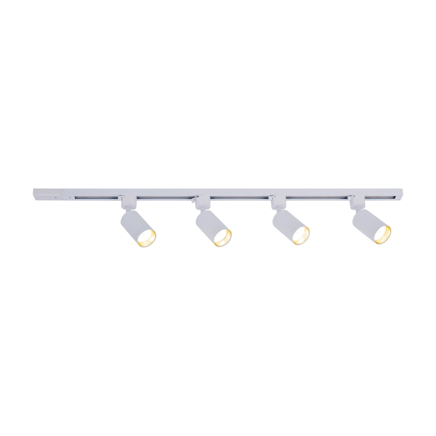 Spotarmatuur voor TRACER railsysteem 4xGU10/10W/230V 1 m wit