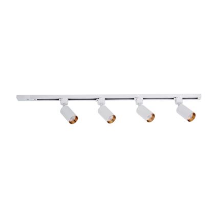 Spotarmatuur voor TRACER railsysteem 4xGU10/10W/230V 1 m wit