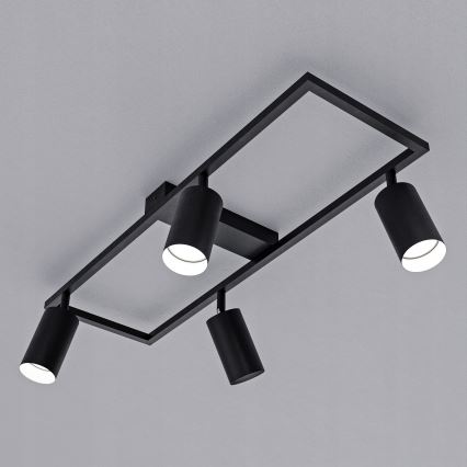 Spotlamp 4xGU10/30W/230V zwart