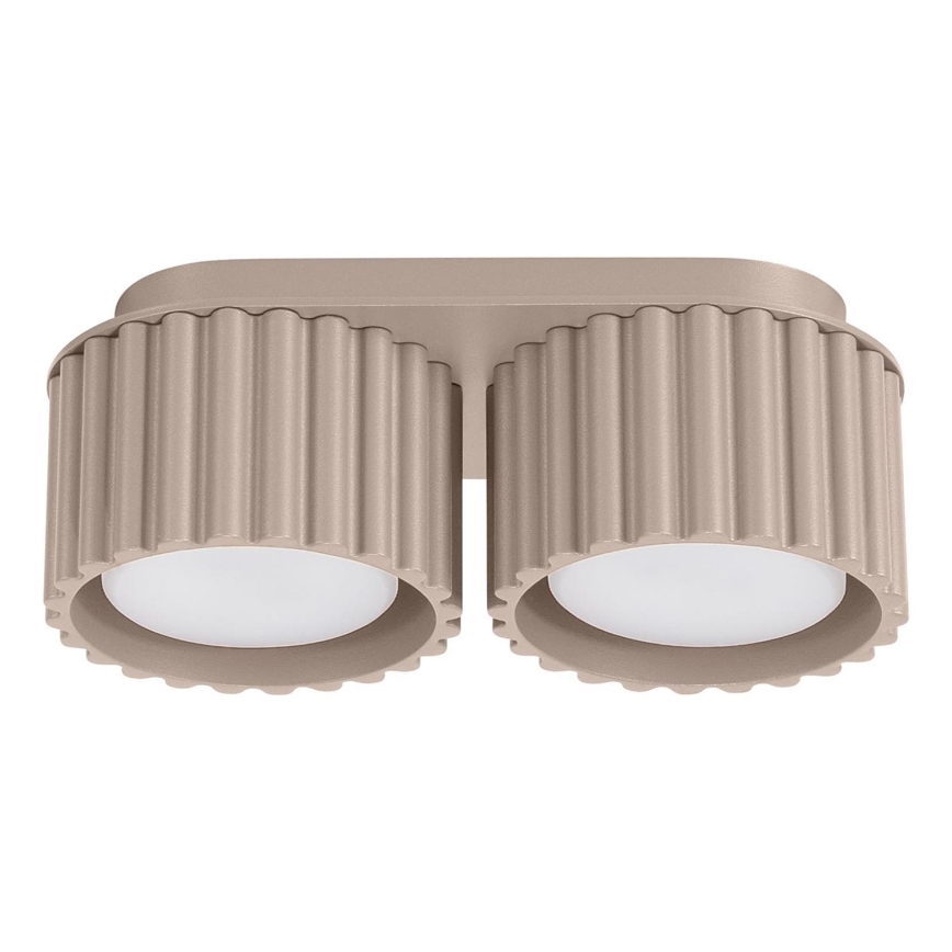 Spotlamp AURA 2xGX53/10W/230V taupe