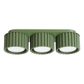 Spotlamp AURA 3xGX53/10W/230V groen