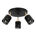 Spotlamp ELEN 3xE27/35W/230V zwart/goud