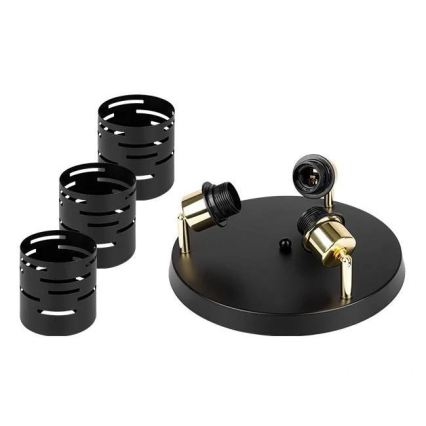 Spotlamp ELEN 3xE27/35W/230V zwart/goud