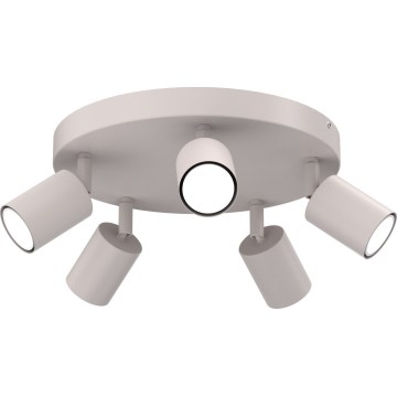 Spotlamp FUN 5xGU10/8W/230V crèmekleurig