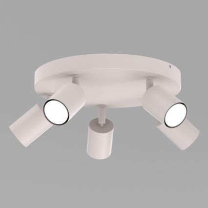 Spotlamp FUN 5xGU10/8W/230V crèmekleurig