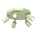 Spotlamp FUN 5xGU10/8W/230V groen