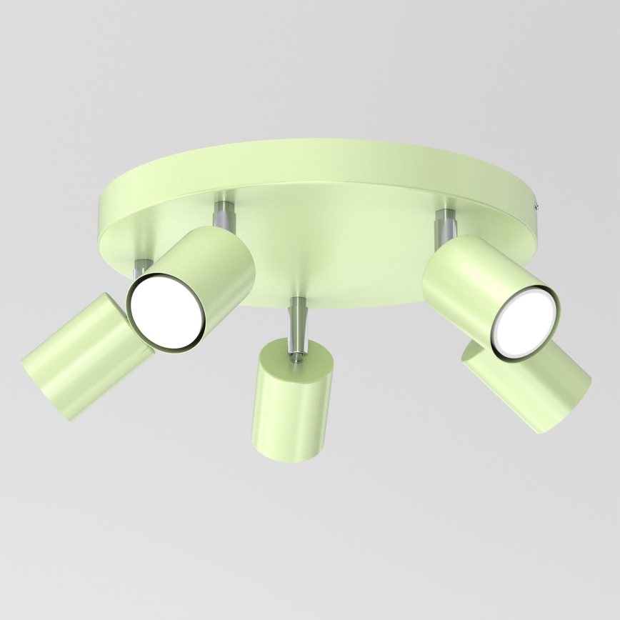 Spotlamp FUN 5xGU10/8W/230V groen